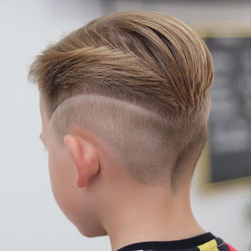 مدل موی فید طرح دار برای پسربچه ها